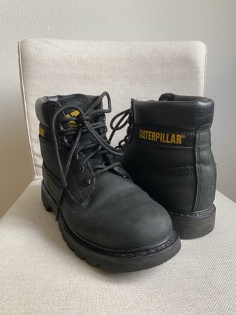 Schwarze Caterpillar Boots, Gr. 38