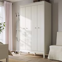 IDANAS Kleiderschrank weiss, 121x210 cm von IKEA - WIE NEU