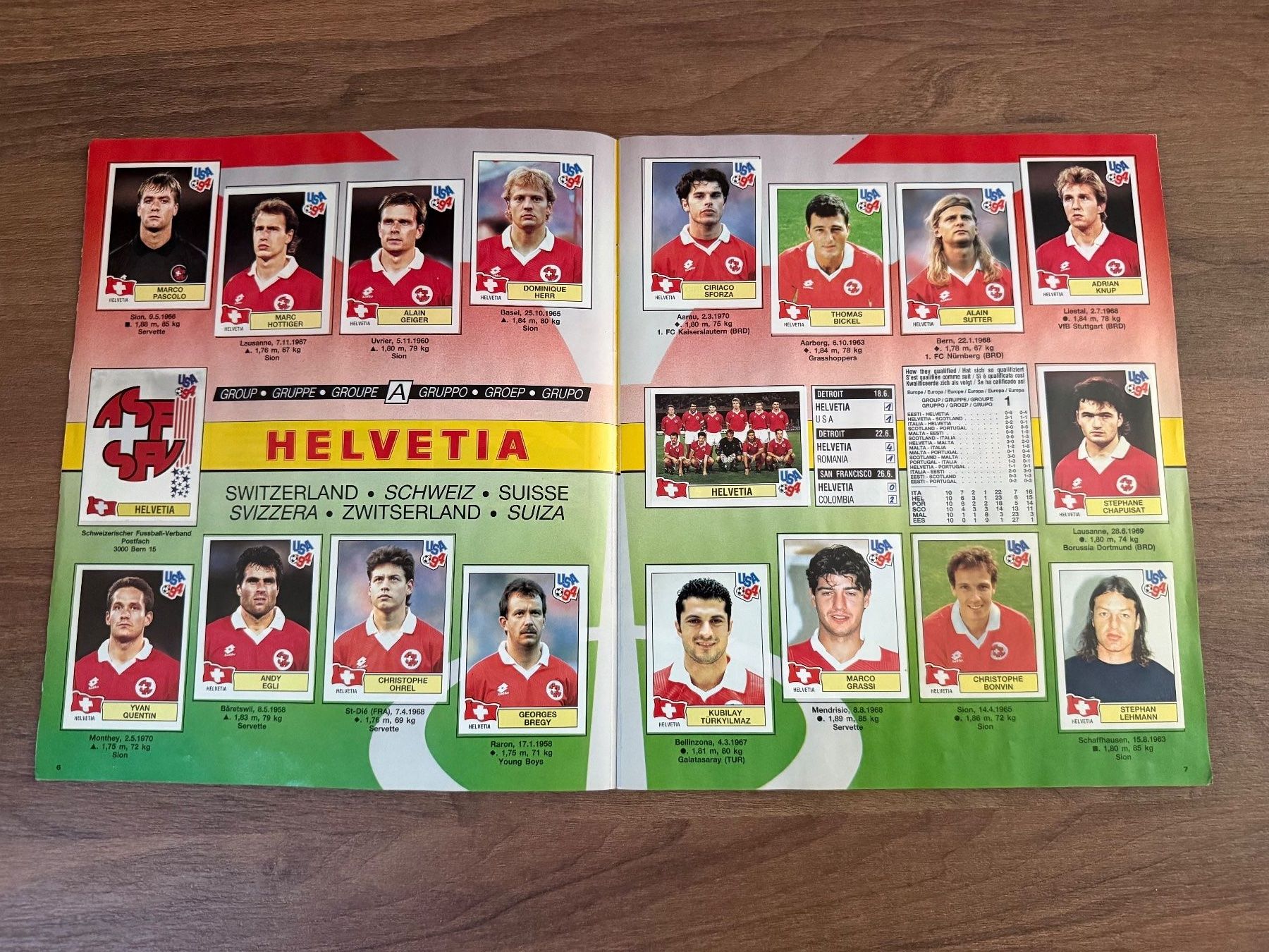 Panini Album: Album Panini WM 1994 - Komplett – Usato da Chiggiogna venduto da TheLegend88 1