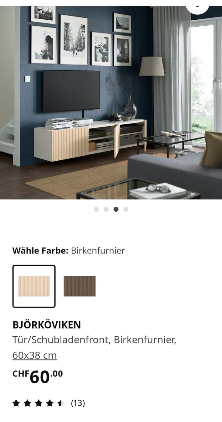 Ikea Mobili TV: BJÖRKÖVIKEN Schubladenfront – Nuovo (secondo la descrizione) da Winterthur venduto da sevamima 1
