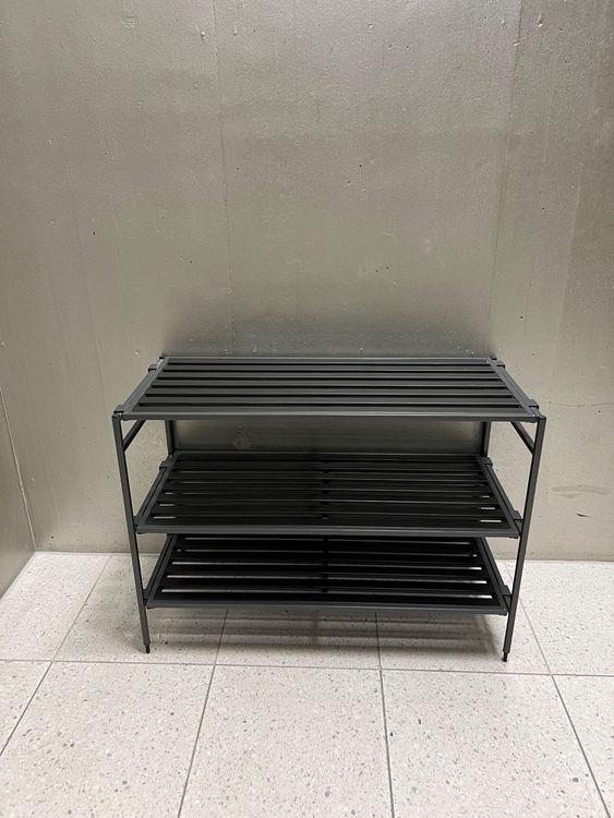 Lekind Schuhregal 3 Ebenen - Stapelbar Für 9-12 Paar Schuhe Bronze