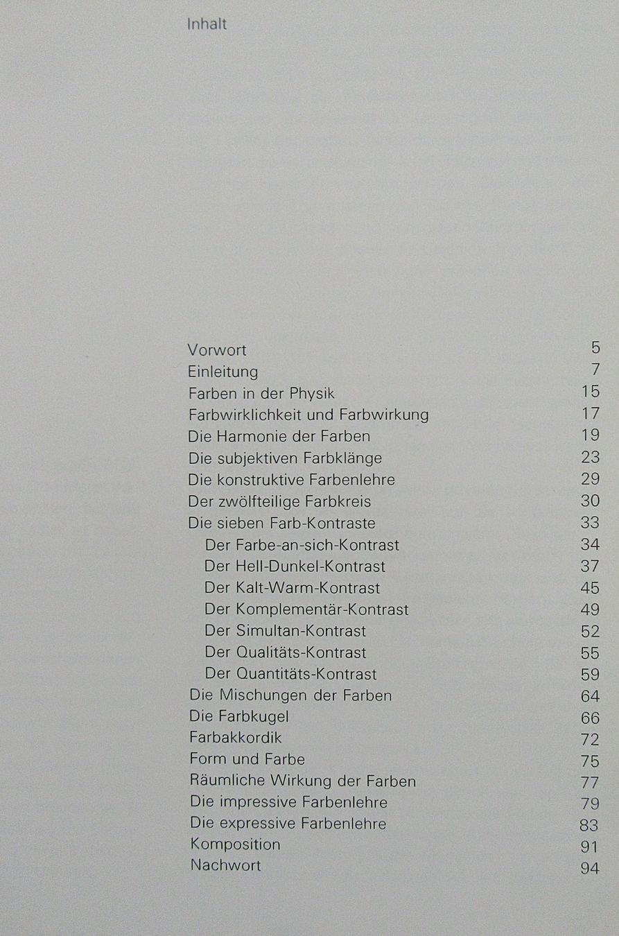 Libri: Johannes Itten - Kunst der Farbe  - Studienausgabe – Usato da Auenstein venduto da Padabimbim 1