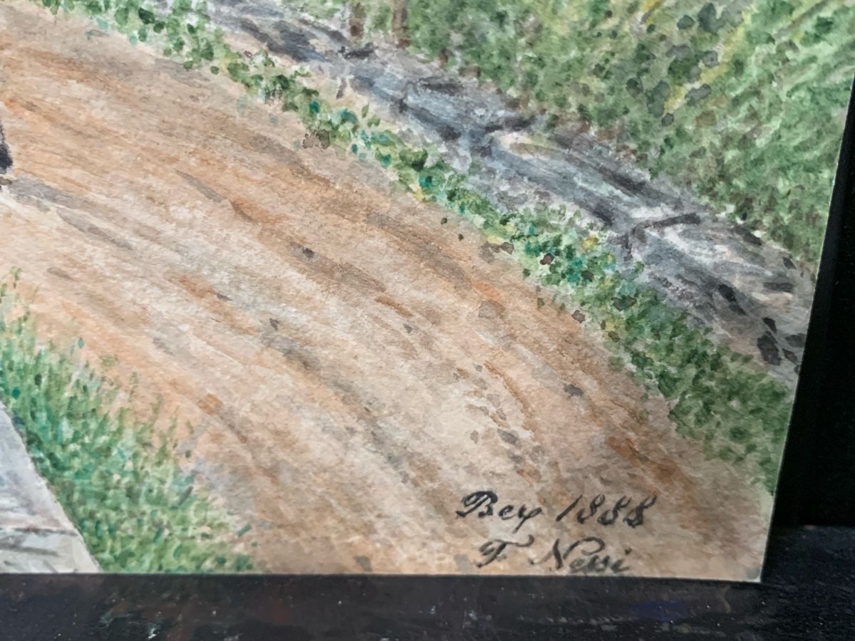 Dipinti: BEY 1888 F. NESSI  – Usato da Wolfhalden venduto da SecondAntique 2