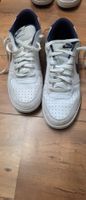 Nike Court Borough Low Weiss/Blau – sehr guter Zustand