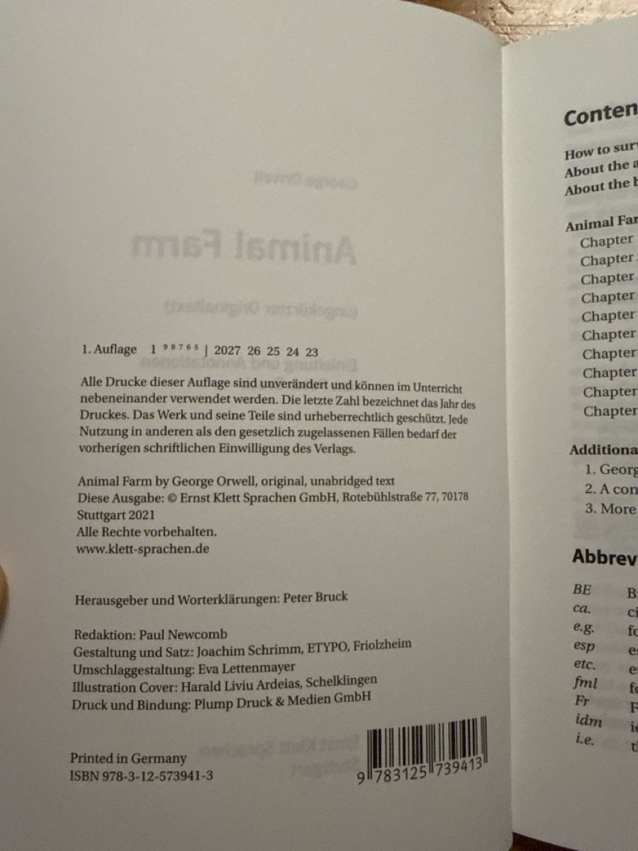 Bücher: Animalfarm von George Orwell – Gebraucht aus Meilen von vil_j6bf 2