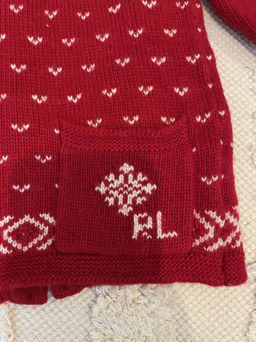 Ralph Lauren Maglioni & Felpe: Ralph Lauren Grösse 12M Weihnachtspullover – Usato da Galgenen venduto da rpoto 1