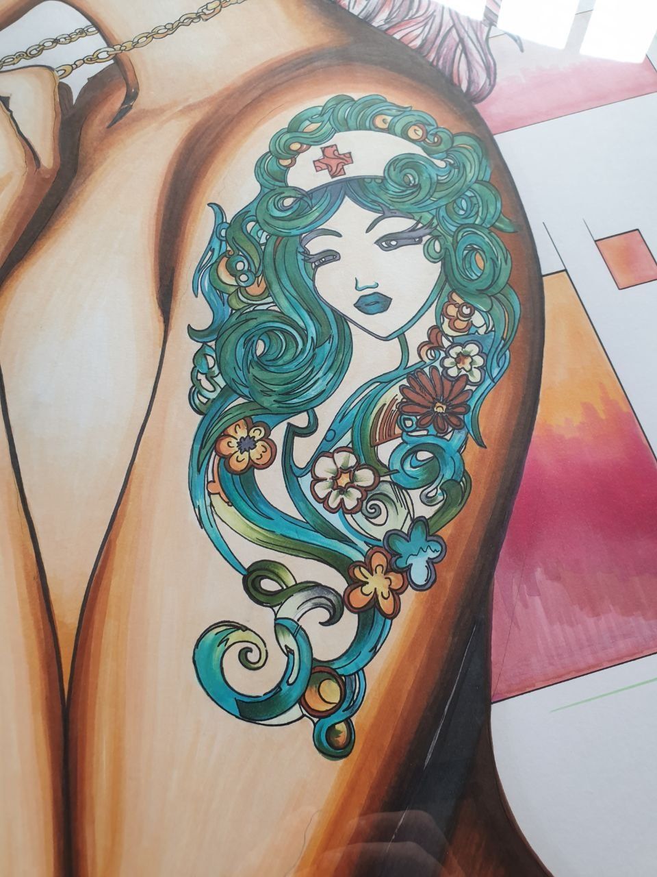 Gemälde: Original Skin Diamond Illustration Artwork Sweedgraffixx – Neu (gemäss Beschreibung) aus Urnäsch von Nakamotix 6