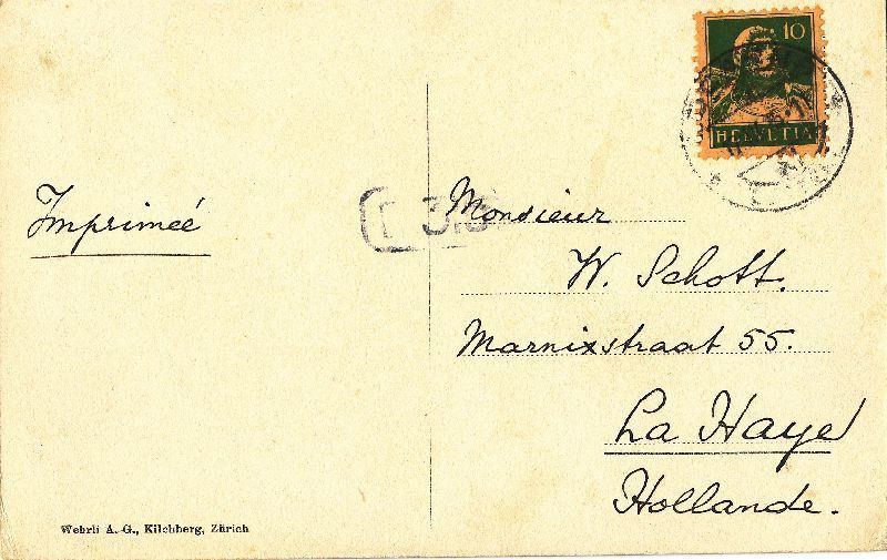 Cartoline postali: Muralto Chiesa di S. Vittore 1925 – Usato da Emmenbrücke venduto da teestube 1