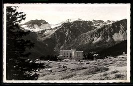 AK Arosa, Berghotel Prätschli mit Valbellahorn