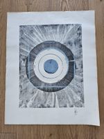 Zeichnung "Auge" aus dem Jahr 1969 Künstler nicht lesbar