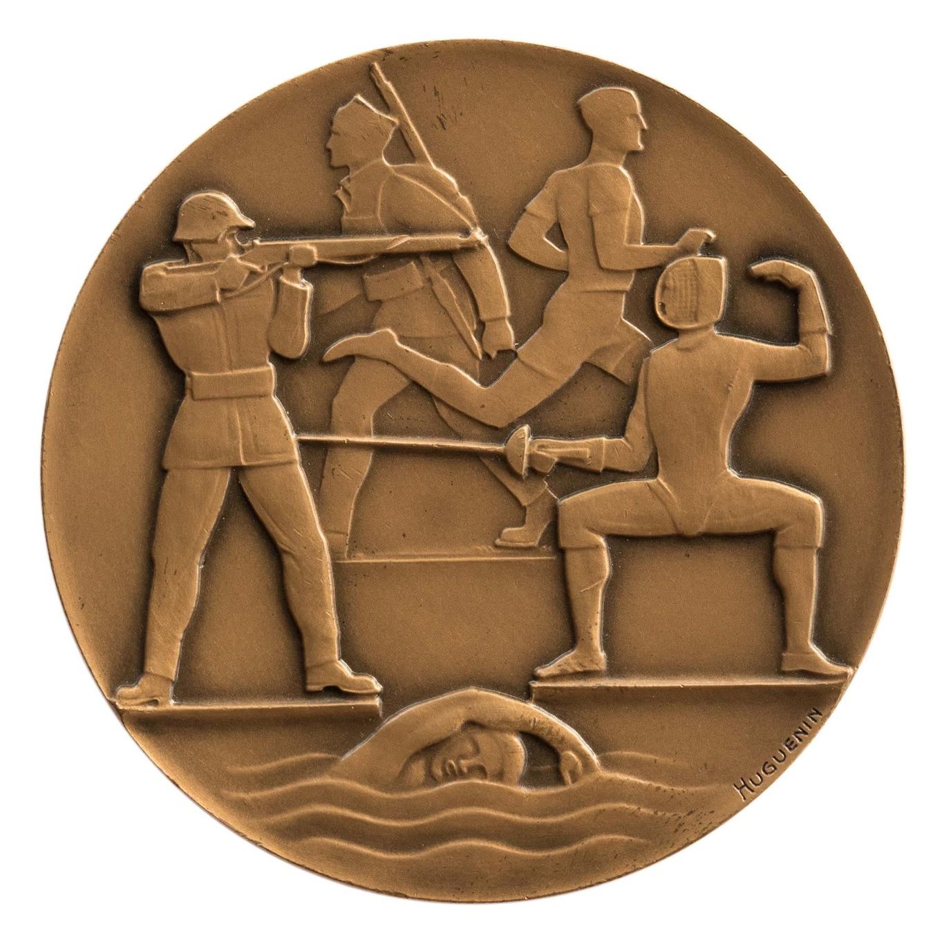 Medaglie: Medaille Militärischer Mehrkampf 1957 – Usato da Rotkreuz venduto da Swiss-Coins 1