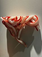 Thier & van Daalen Design Wandregal & Skulptur Weiss Rot