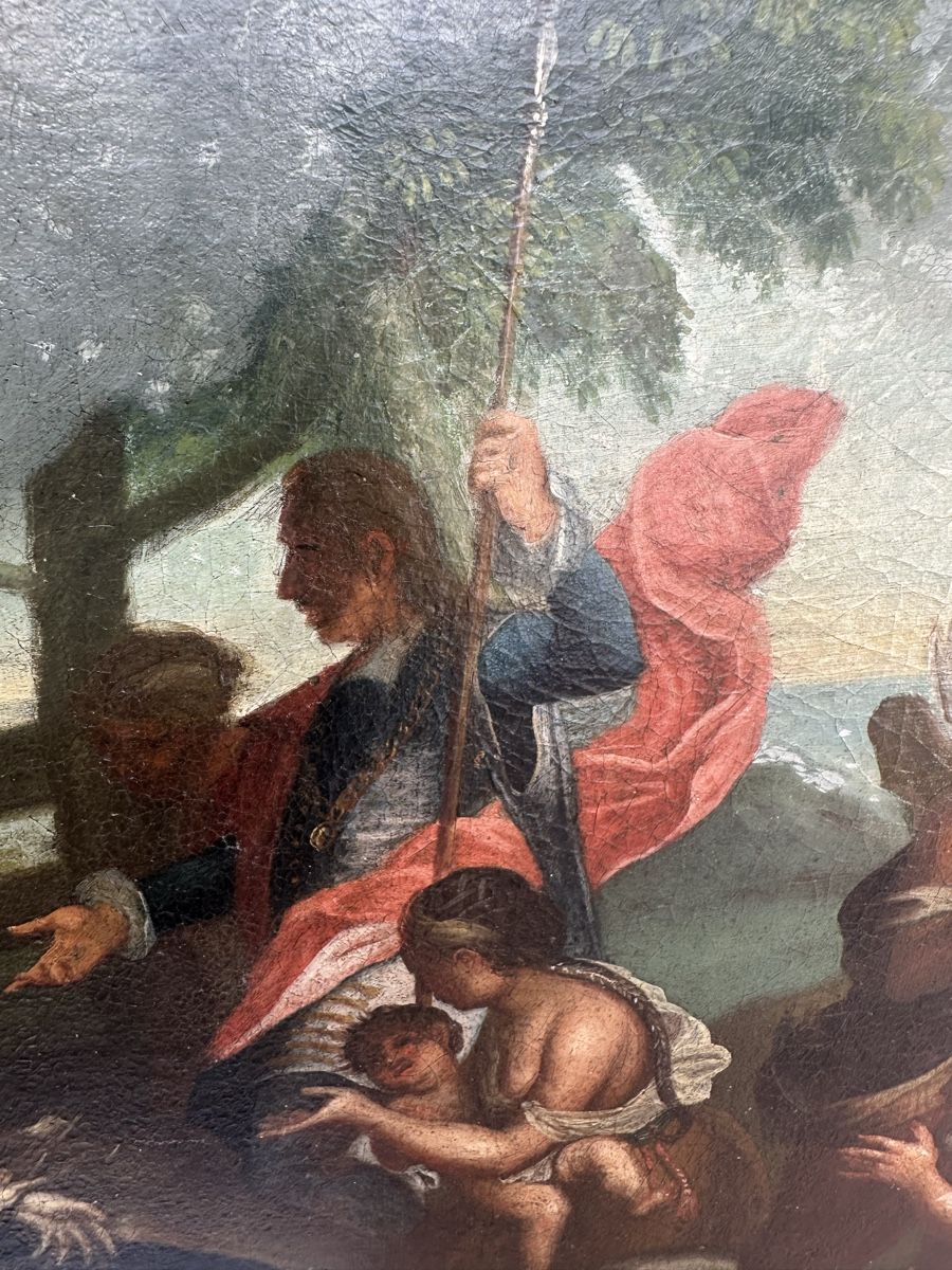 Tableaux: Wandbild Ölbild Christlich Rahmen  – D'occasion à Villmergen par Bezdupe 5