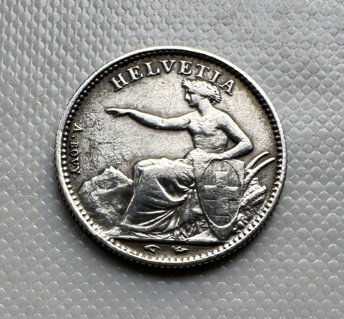 Alle Münzen: 1850 50 Rappen Silber ss-vz – Gebraucht aus Kirchberg SG von Zenhad69 1