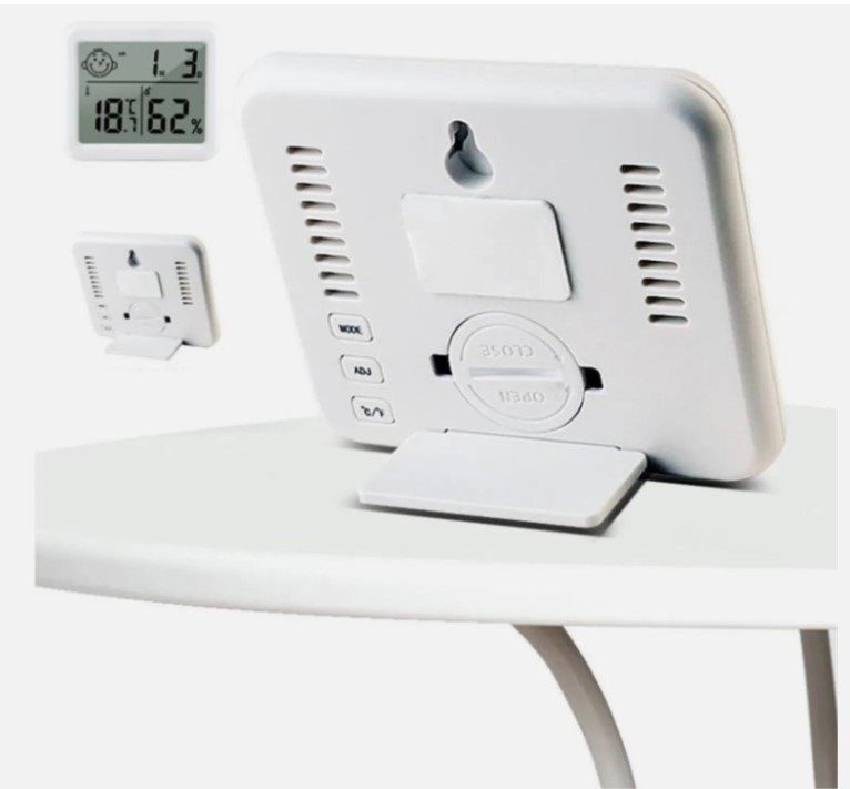 Misurare: Feuchtigkeit Digital Uhr Thermometer Hygrometer messgerät – Nuovo (secondo la descrizione) da Kirchdorf AG venduto da csnmclub 5