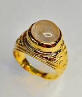 Fingerring Rutil cabochon