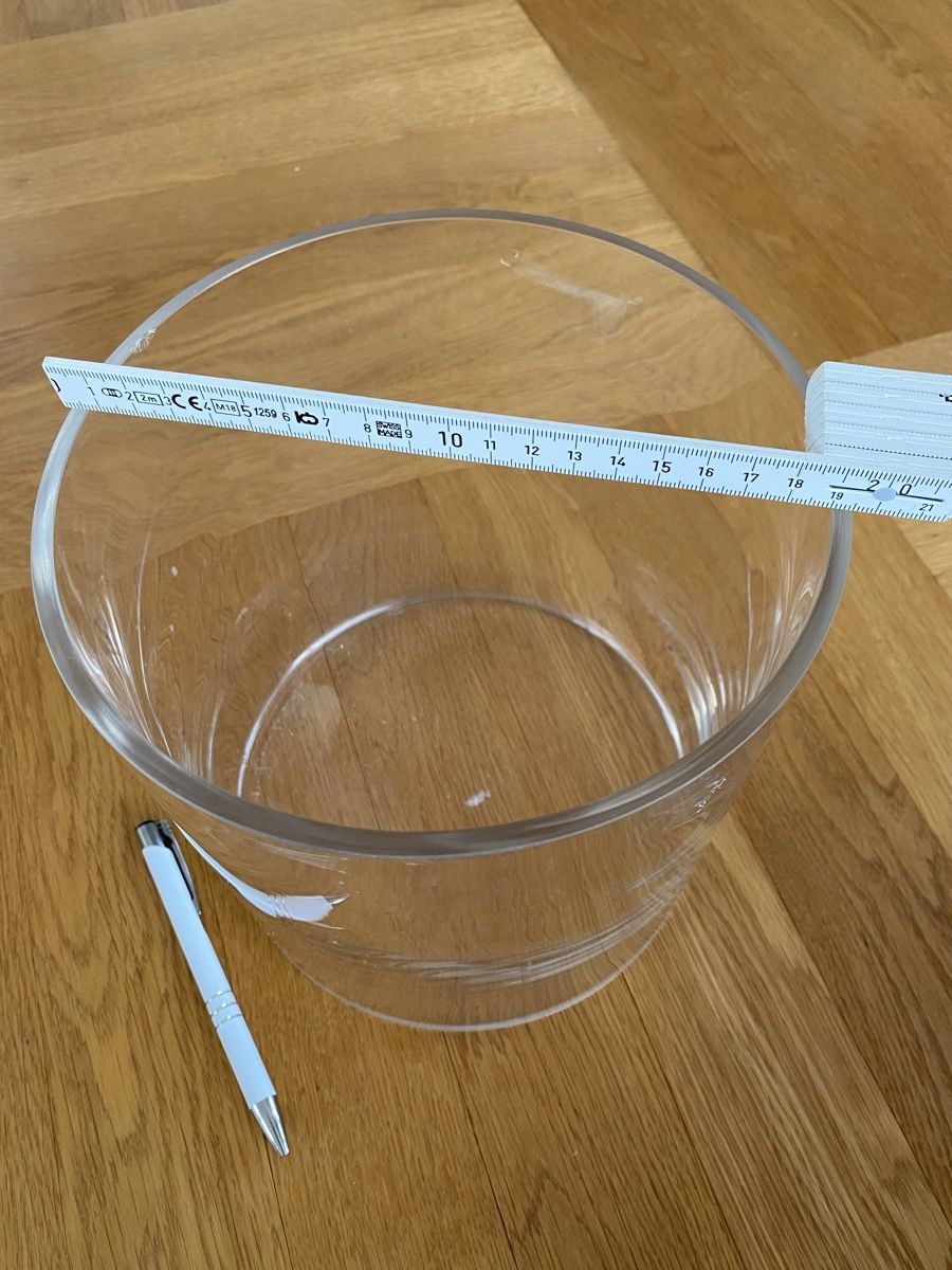 Vasi & Recipienti: Grosse, elegante Glasvase, zylindrisch – Usato da Zürich venduto da blancali 3