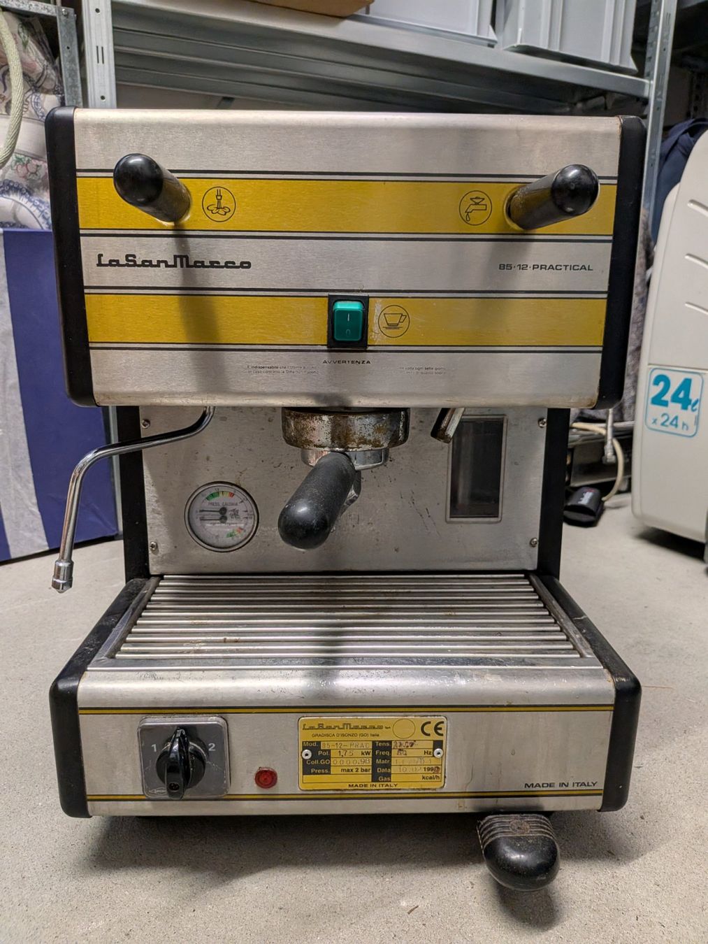 Macchine per caffè & Macchine per espresso: La San Marco Practical 85-12-1 Siebträgermaschine – Usato da Zürich venduto da handofgod 1