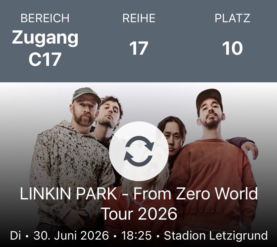 Biglietti: 2 Tickets Linkin Park 20.6. im Letzigrund – Usato da Hasle b. Burgdorf venduto da Schiller77 2