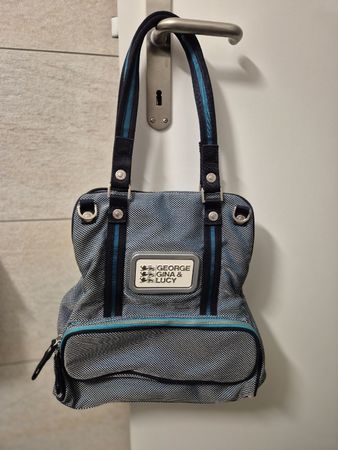 George Gina & Lucy Handtasche Power Station blau 