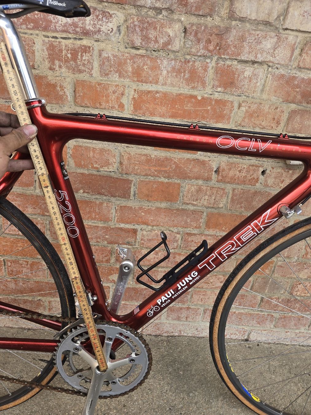 Trek Biciclette: Trek OCLV 5200 Rennrad rot – Usato da Aarberg venduto da 2002stefan 7
