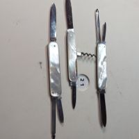 3 Taschenmesser mit Perlmuth Nr.21