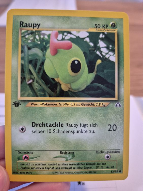 Pokemon Raupy 1.Edition Neo Entdeckung (Gebraucht) in Altstätten SG für ...