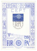 Carte Europa 1960 "PEN" (tirage 1400 exemplaires)