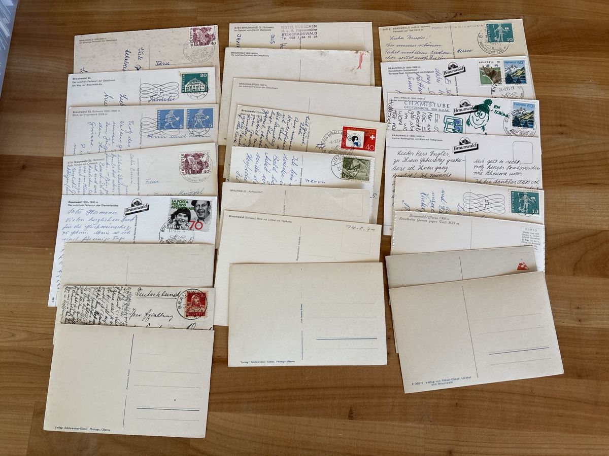 Cartoline postali: AK von Braunwald – Usato da Rümlang venduto da Brieftaube2 1