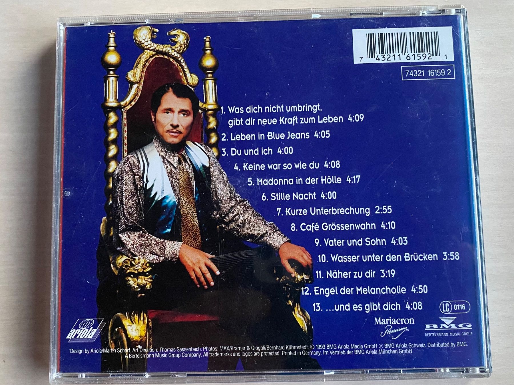CDs: Udo Jürgens -  Café Grössenwahn – Gebraucht aus Oberried Brienz von Chyara 1
