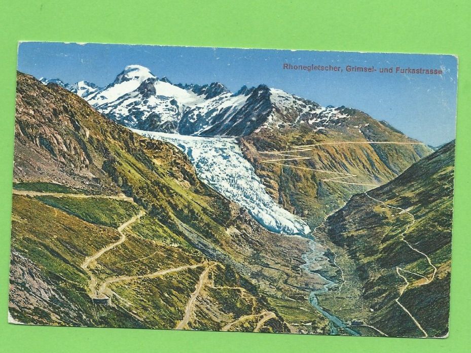 Cartoline postali: Rhonegletscher, Grimsel- und Furkastrasse – Usato da Zürich venduto da t24_de