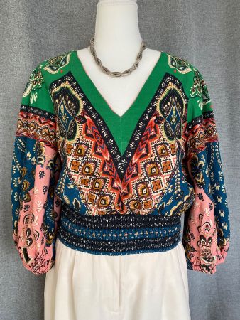 Farm Rio Bluse aus Leinen Mischung Grösse L