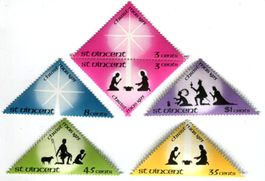 Briefmarken "Weihnachten". St. Vincent.