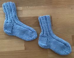 Babysöckli, hellblau, Grösse 21 / 22 - *NEU*