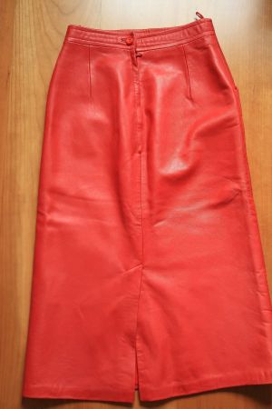 Jupe Nappaleder rot
