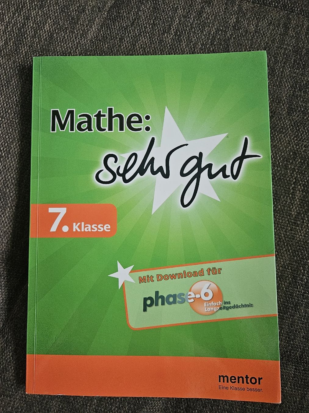 Libri: Mathe:Sehr gut 7.Klasse – Usato da Mühlethurnen venduto da Kurt74