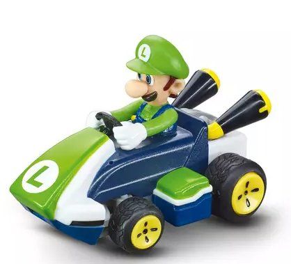 Carrera Modellismo RC: Mario Kart Mini RC - Luigi - Carrera RC – Nuovo e nell'imballaggio originale da Oensingen venduto da CSCollectors 4