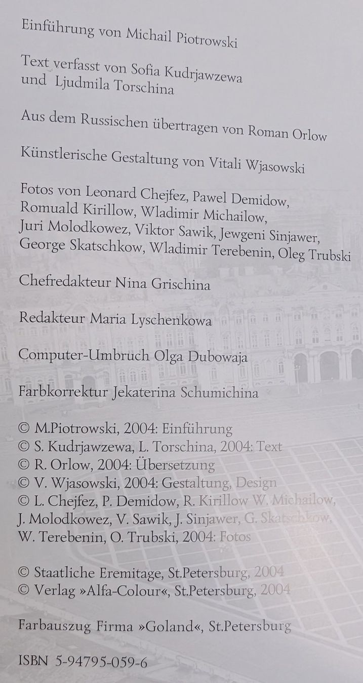 Libri: Die Eremitage: Eine Reise durch die Säle, Top! – Usato da Zürich venduto da axolottchen 5