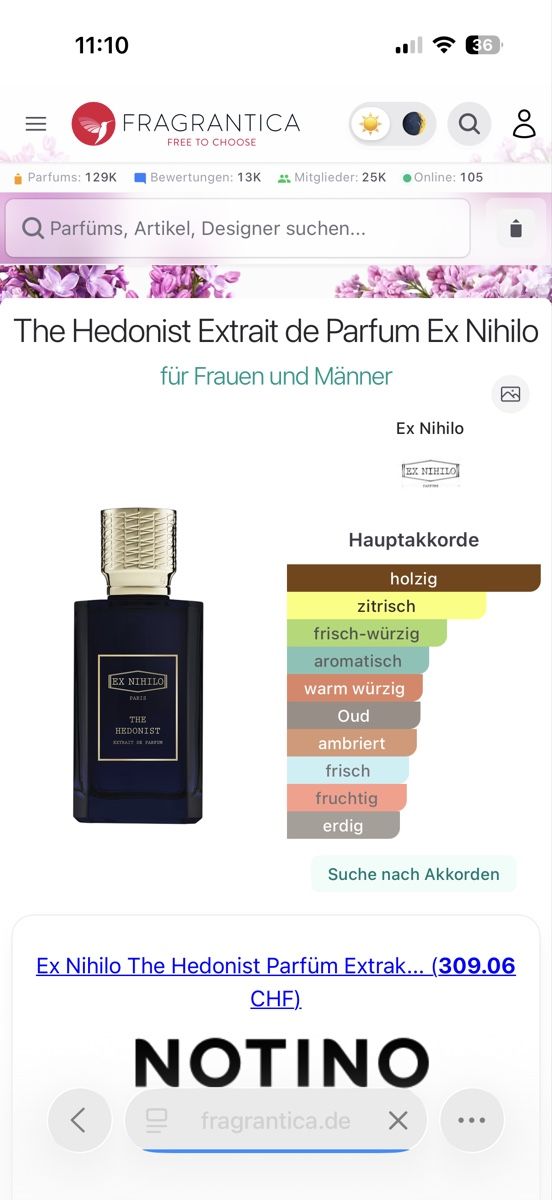 Profumi & Eau de Toilette: Ex Nihilo The Hedonist Extrakt, 2 ml – Usato da Sursee venduto da nri_sbv9 1