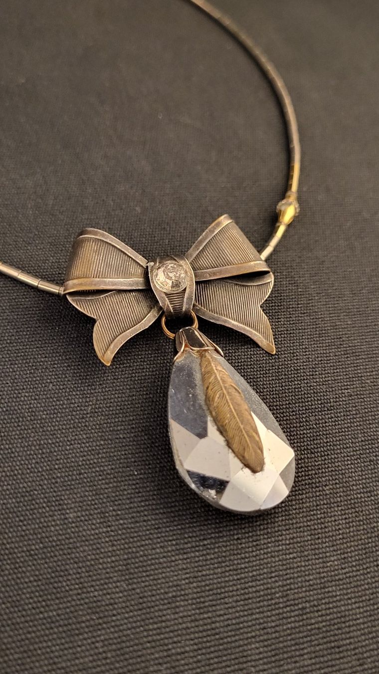 Catenine: Vintage Collier mit Anhänger, Modeschmuck – Usato da Basel venduto da spinne02 1