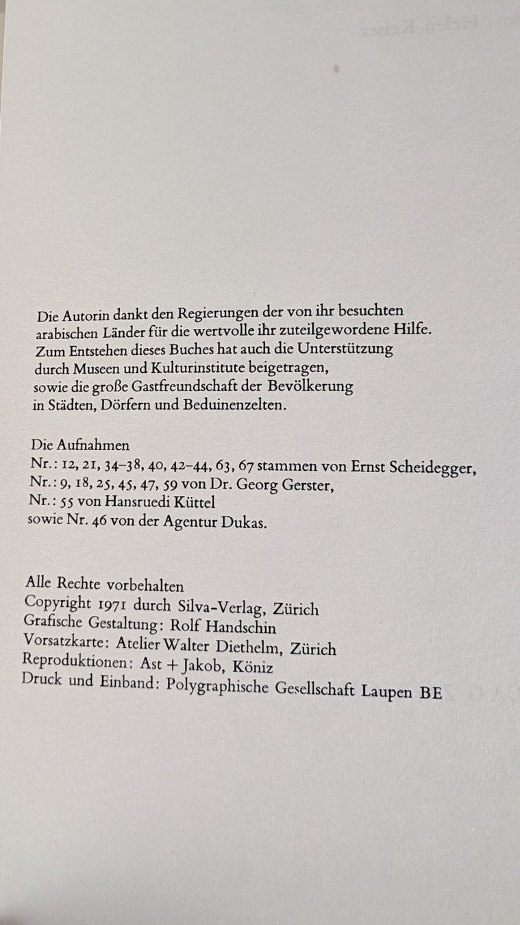 Libri: "Arabia" – Silva 1971 – Usato da Zürich venduto da axolottchen 6