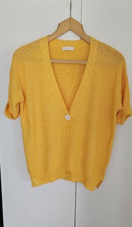 Katia Serafini Cardigan, Gr. 36, Gelb wie neu!
