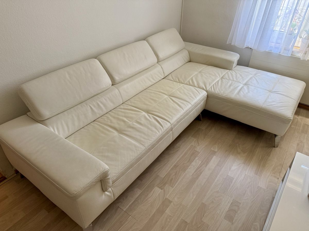 Sofas: Ledersofa weiss – Gebraucht aus Winterthur von NeilMCauley