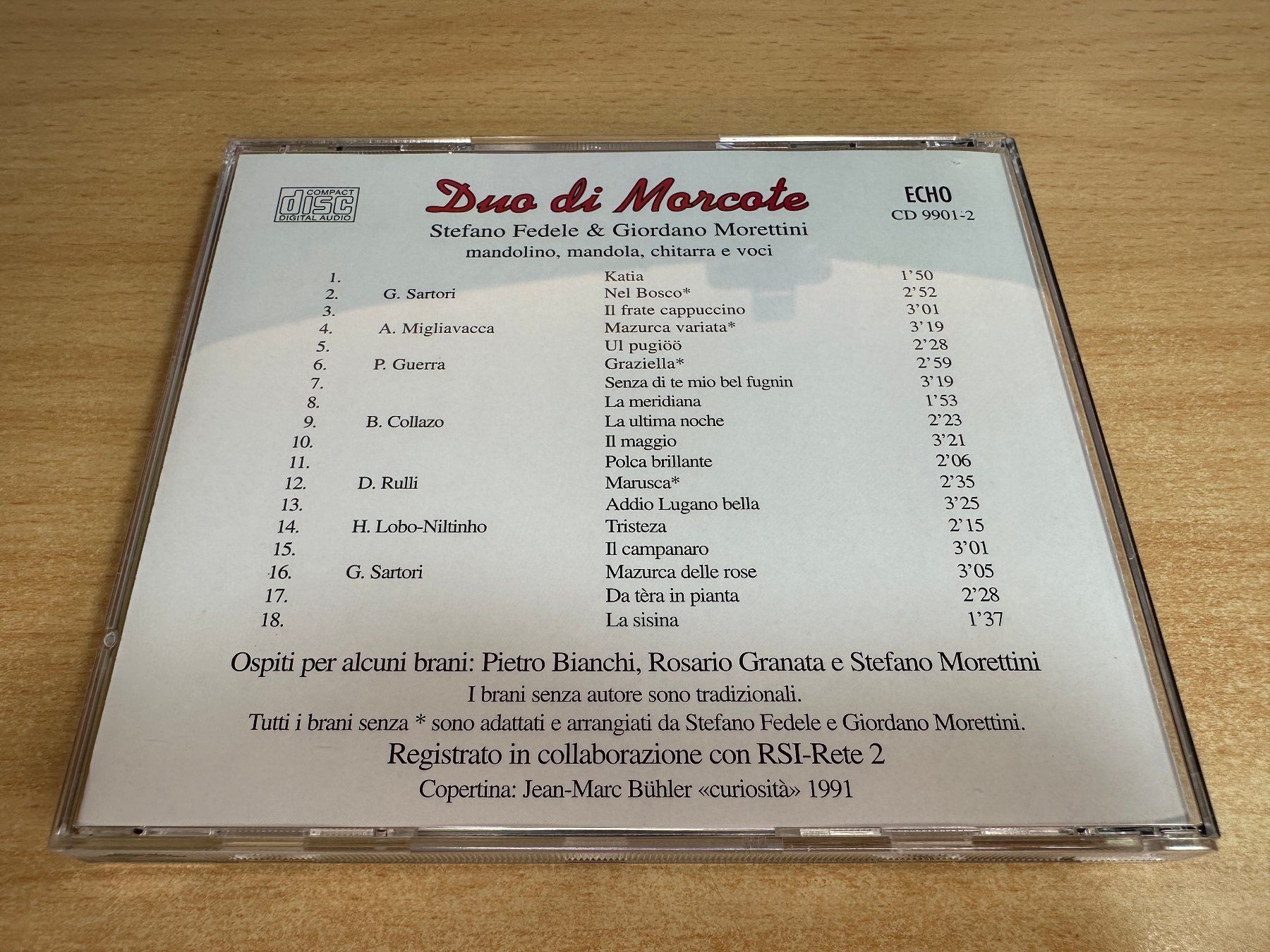 CD: P9 Duo di Morcote - Ul pugiöö – Usato da Rikon im Tösstal venduto da Alpenmutz 1