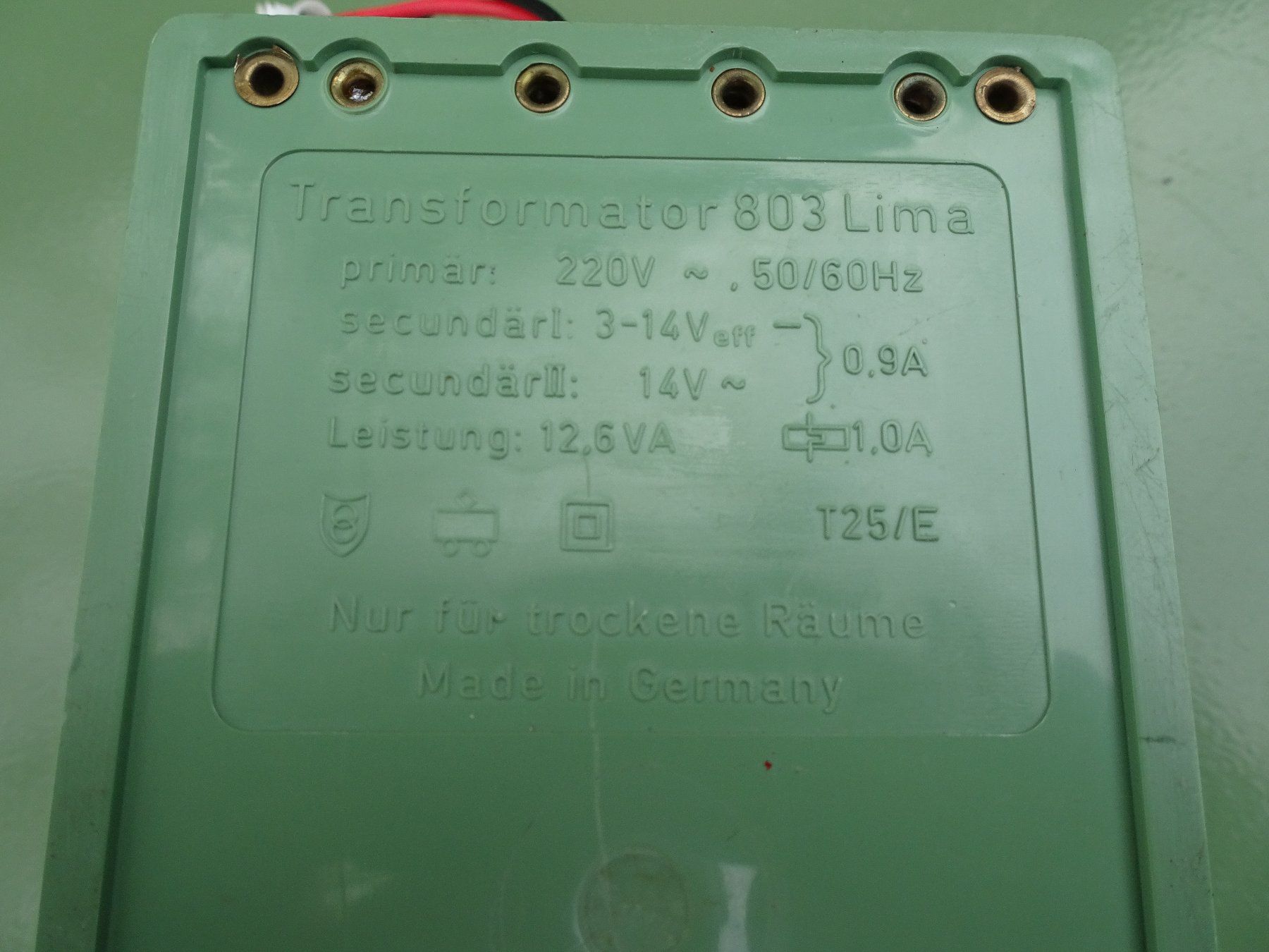 Trains électriques: Transformator 803 Lima Marke Titan – D'occasion à Dürnten par solaroebi 2