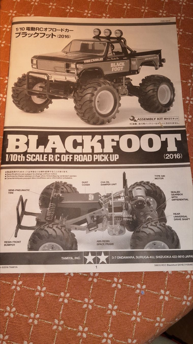 Tamiya Modellismo RC: RC Tamya Blackfoot 2016 – Usato da Wünnewil venduto da noah2016