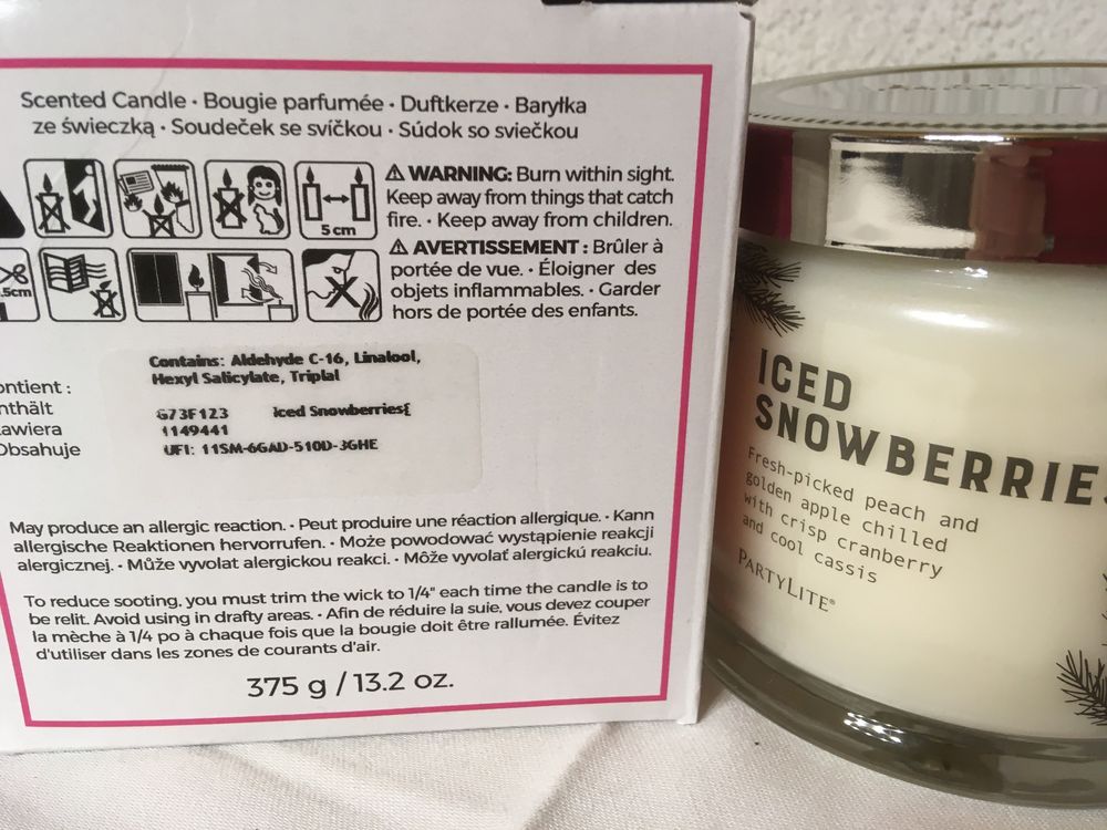Partylite DWG EISFRÜCHTE 3Docht | Kaufen auf Ricardo