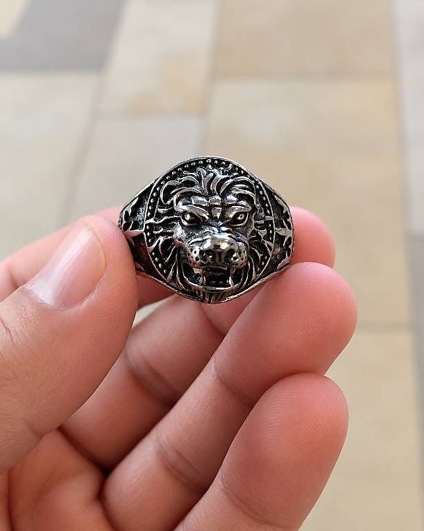 Ringe: Ring mit Löwenkopf  Vintage-Design – Neu und originalverpackt aus Gutenswil von Benist89 1