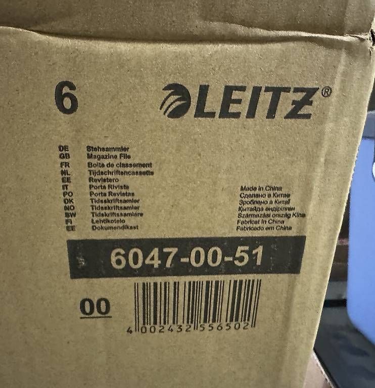 Contenitori & Simili: 6Stk. LEITZ® Stehsammler Click + Store, eisblau – Nuovo e nell'imballaggio originale da Necker venduto da liq24 4