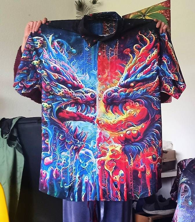 Camicie: Exklusives Hawaiihemd made by D-Trip Art – Nuovo e nell'imballaggio originale da Kilchberg ZH venduto da Eaglebuy 1